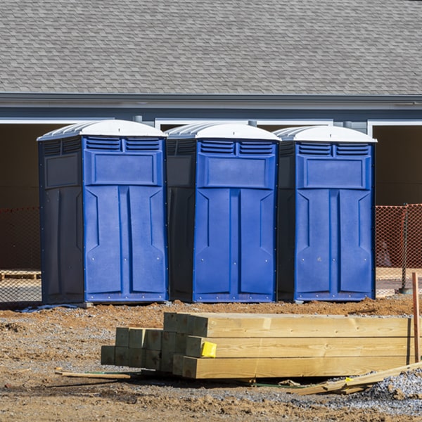 can i customize the exterior of the porta potties with my event logo or branding in Flat Rock Indiana